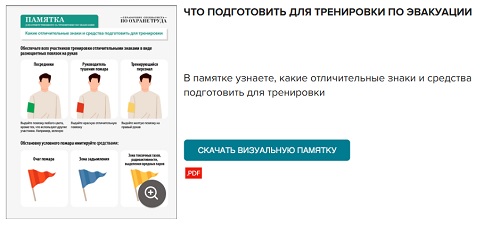 Тренировка по эвакуации людей при пожаре 2025: периодичность и план